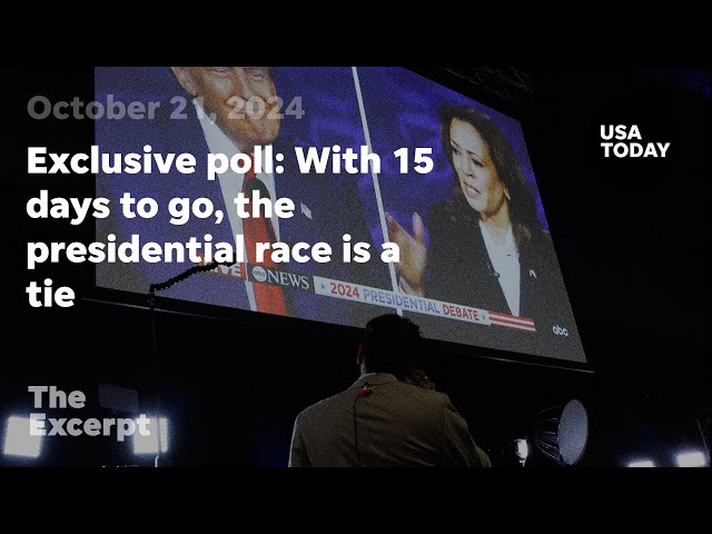 ⁣Exclusive poll: With 15 days to go, the Presidential race is a tie | The Excerpt