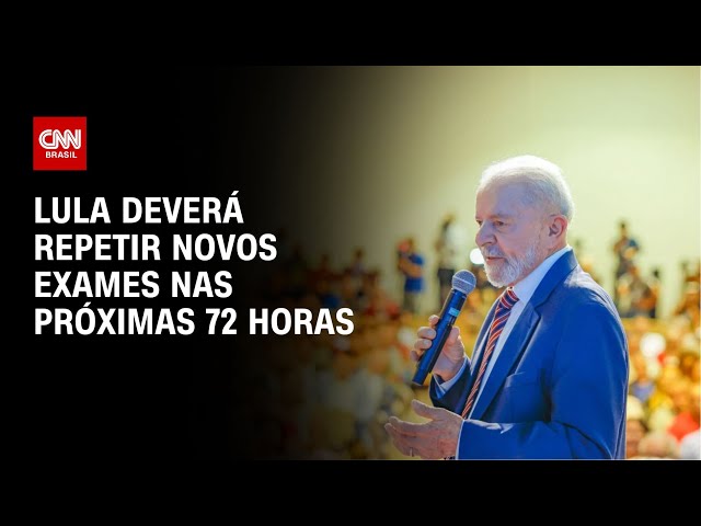 ⁣Lula deverá repetir novos exames nas próximas 72 horas | CNN NOVO DIA