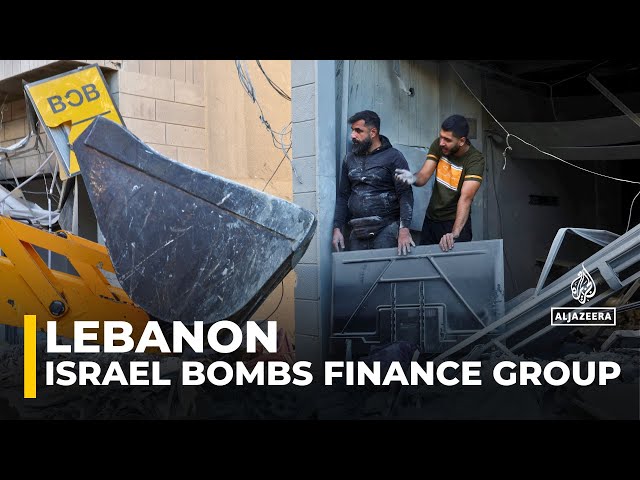 ⁣Israeli strikes target financial institution: Bekaa Valley branch of al-Qard al-Hassan destroyed