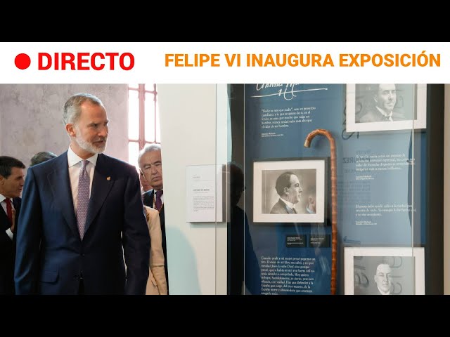 ⁣FELIPE VI  EN DIRECTO: EL REY inaugura LA EXPOSICIÓN "LOS MACHADO. RETRATO DE FAMILIA" | R