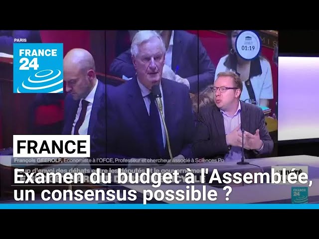 ⁣France : examen du budget à l'Assemblée, un consensus possible ? • FRANCE 24