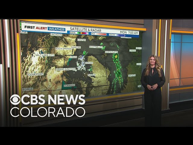 ⁣Colorado weather: Mountain snow and Front Range rain to start the week