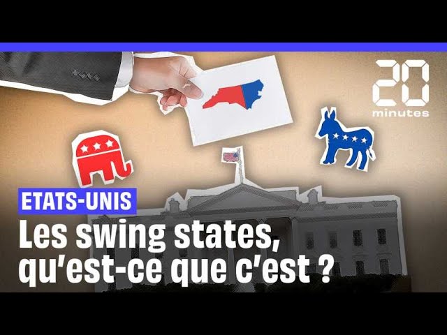 ⁣Présidentielle américaine 2024 : Les swing states, qu'est-ce que c'est ?