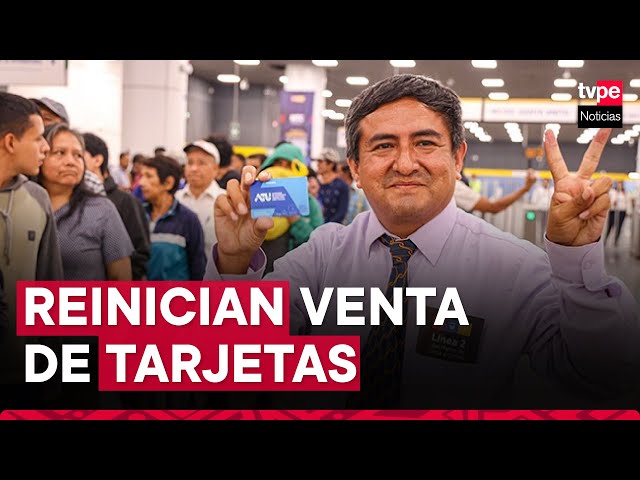 ⁣Línea 2 del Metro: a partir del 22 de octubre se reinicia la venta de tarjetas