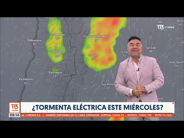 ⁣¿Tormenta eléctrica en Santiago? Marcone anticipa que "esta semana va a pasar prácticamente