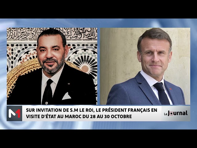 ⁣Sur initiative de S.M le Roi, Emmanuel Macron en visite d´Etat au Maroc du 28 au 30 octobre