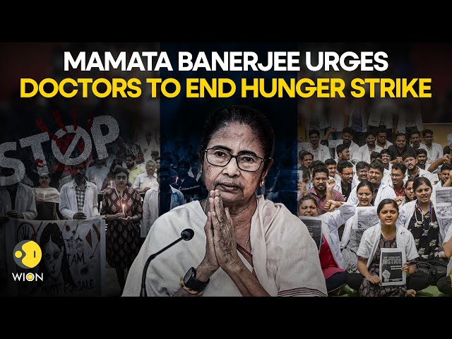 ⁣Kolkata Hospital Horror: Bengal CM Mamata Meets Protesting Doctors, Urges Them To Stop Hunger Strike