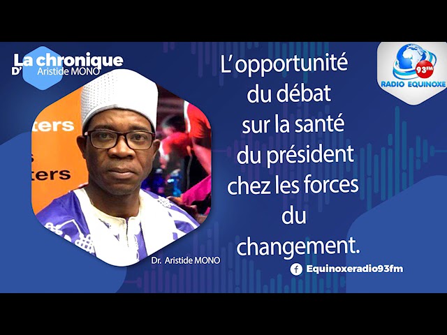 CHRONIQUE ARISTIDE MONO DU LUNDI 21 OCTOBRE 2024 - EQUINOXE TV