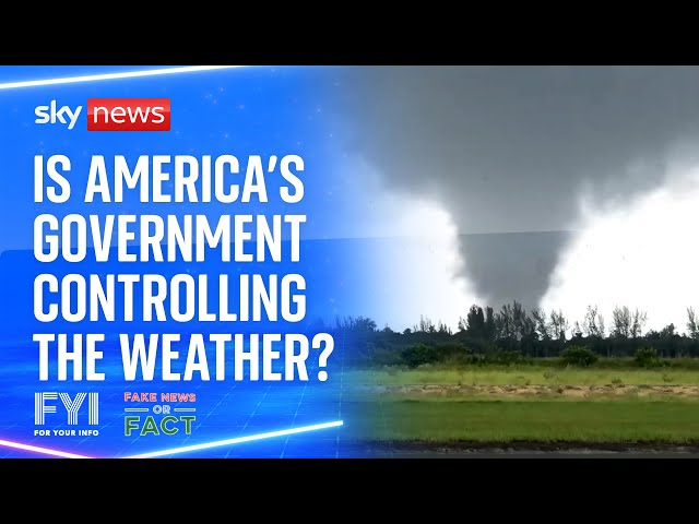 ⁣FYI: Fake or Fact - Can the American government control the weather?