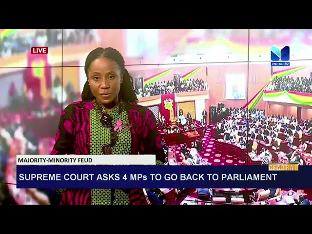 ⁣Supreme Court Ask 4 MPs To Go Back To Parliament