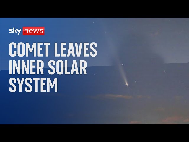 ⁣Watch: Comet Tsuchinshan-ATLAS leaves inner Solar System