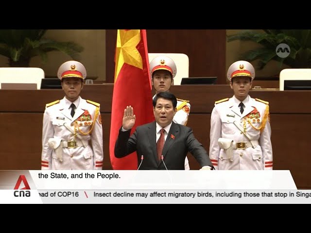 ⁣Vietnam appoints army general Luong Cuong as president after months of turmoil