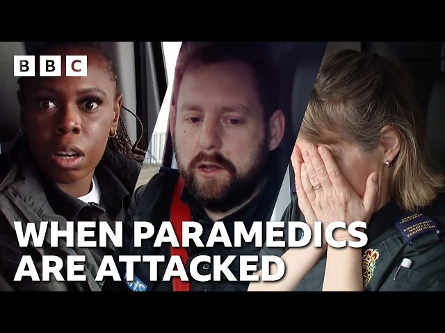 ⁣Patient ATTACKS young paramedics | Ambulance - BBC