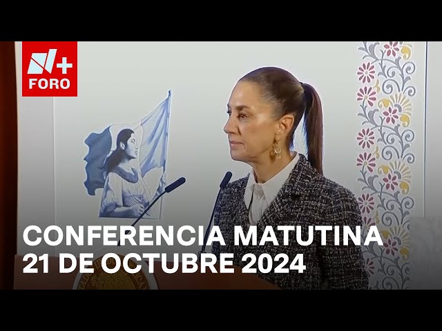 ⁣Conferencia Claudia Sheinbaum hoy / 21 de octubre de 2024