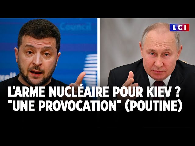 ⁣L'arme nucléaire pour Kiev : "une provocation" pour Poutine