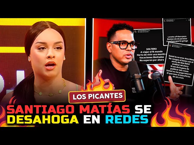 ⁣Santiago Matías se desahoga en redes y afirma estar ¿Soltero? | Vive el Espectáculo