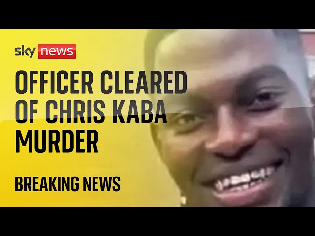 ⁣BREAKING: Police officer cleared of the murder of Chris Kaba