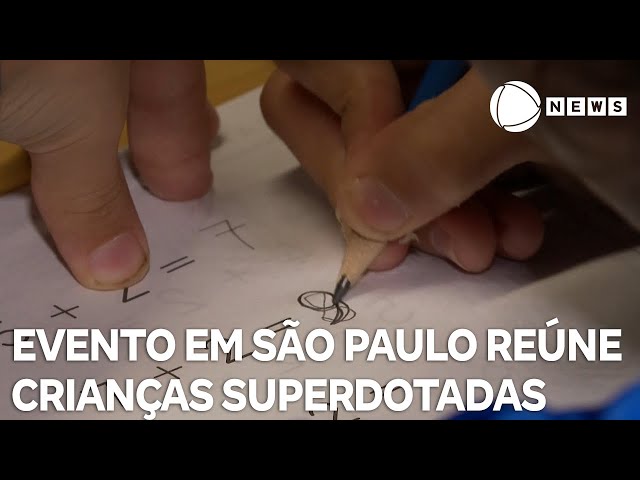 ⁣Evento em São Paulo reúne crianças superdotadas