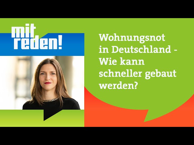 ⁣Wohnungsnot in Deutschland - Wie kann schneller gebaut werden? | mitreden.ard.de