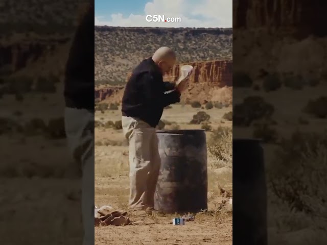 ⁣Bryan Cranston se puso en la piel de Walter White una vez más