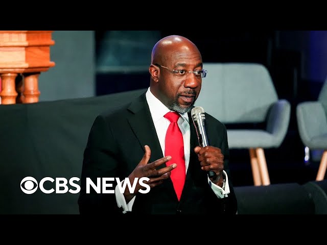 ⁣Sen. Raphael Warnock on Harris' support in Georgia, "incredible turnout" in state