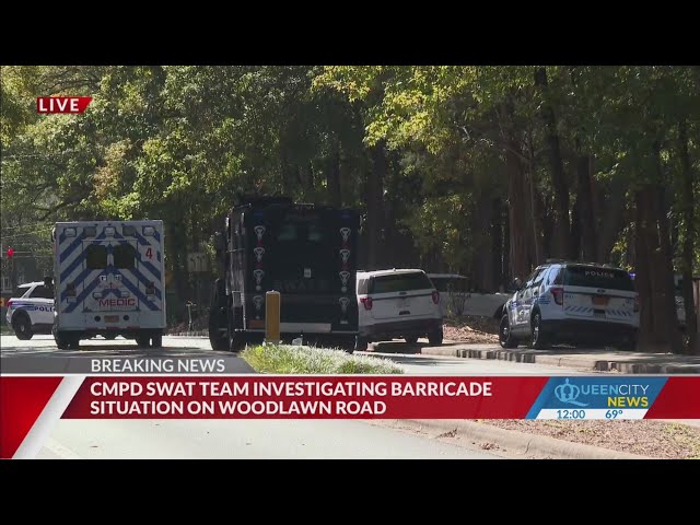 ⁣SWAT team investigating CLT barricade situation