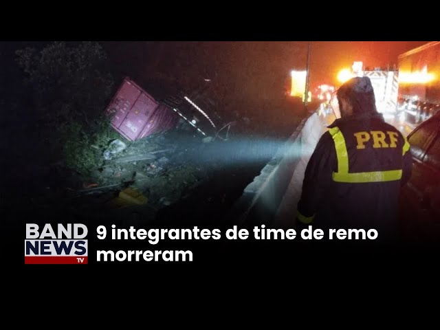 ⁣Sobreviventes de acidente com equipe de remo continuam internados em hospital de SC | BandNews TV