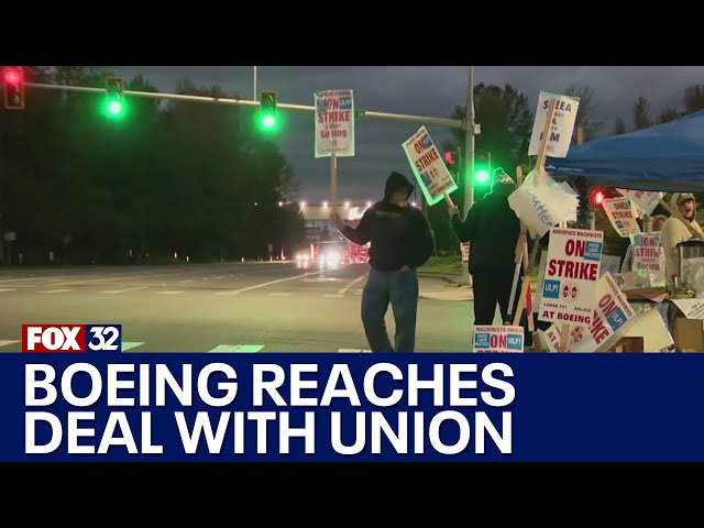 ⁣Boeing reaches tentative deal with union