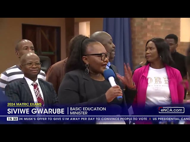 ⁣2024 Matric Exams | Gwarube hopes for positive results as Matric exams kick-off