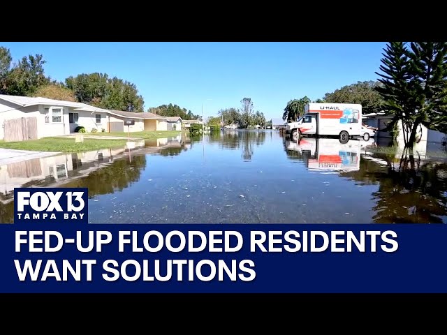 Flooded Florida residents are fed up with local leaders