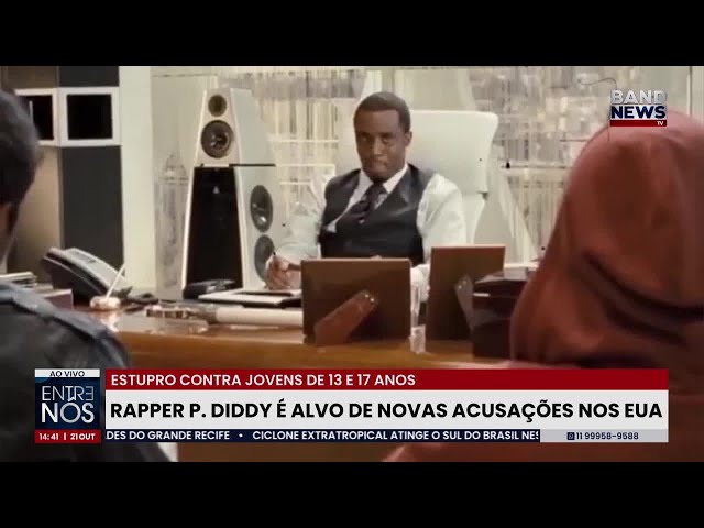 ⁣Rapper P. Diddy é alvo de novas acusações nos Estados Unidos