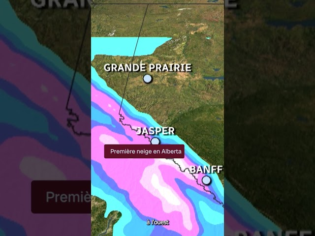 ⁣L'Alberta reçoit ces premières chutes de neige de la saison dans certaines régions | Vidéojourn