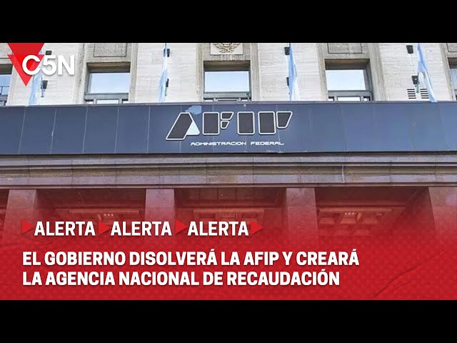 ⁣El GOBIERNO anunció que DISOLVERÁ la AFIP