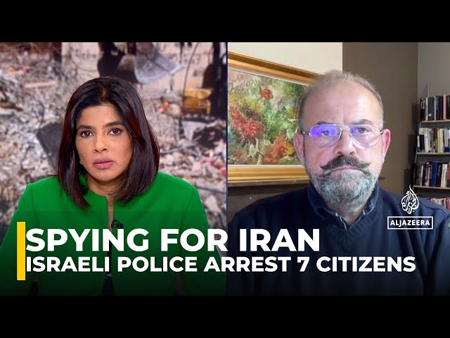 ⁣Israeli police arrest seven citizens accused of spying for Iran