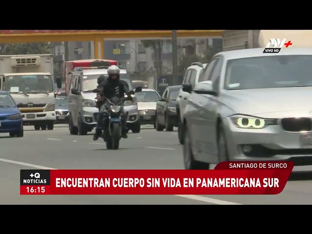 ⁣Surco: Encuentran el cuerpo sin vida de joven venezolana en la Panamericana Sur