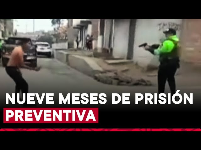 ⁣PJ dictó nueve meses de prisión preventiva para sujeto que amenazó a policìas con un cuchillo