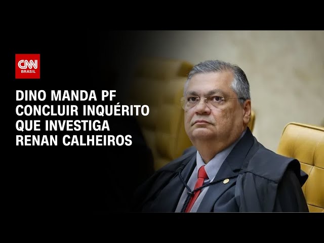 ⁣Dino manda PF concluir inquérito que investiga Renan Calheiros | CNN ARENA