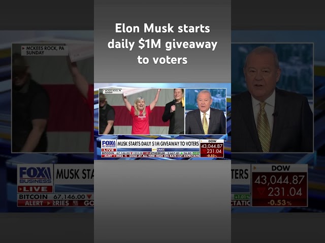 ⁣Varney: Musk is having an outsized impact on the election #shorts