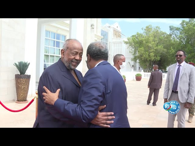 ⁣Visite de travail en République de Djibouti du Président Somalien Mr Hassan Sheikh Mohamud