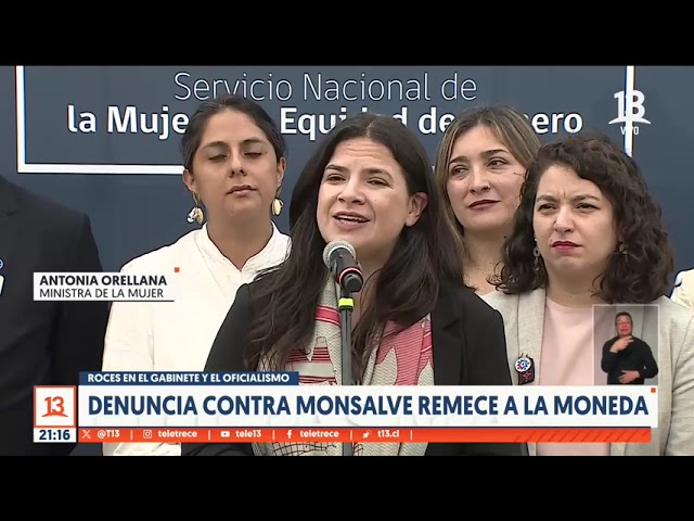 Denuncia contra Monsalve remece a La Moneda