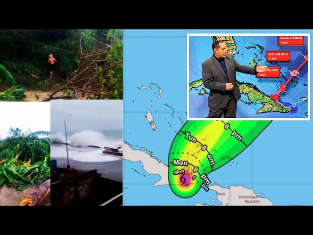 ⁣La tormenta tropical Oscar lleva fuertes vientos y lluvias al Oriente de Cuba