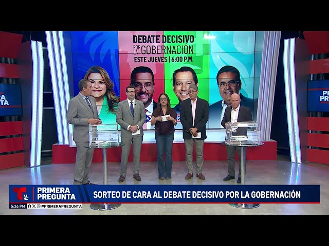 ⁣Primera Pregunta: De cara al debate decisivo por la gobernación