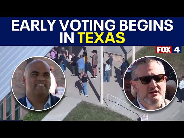 ⁣Early voting for 2024 general election kicks off in Texas