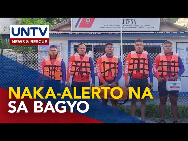 ⁣Emergency response at relief items sa Quezon province, nakahanda na sa banta ng bagyo