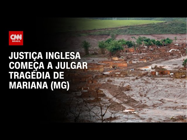 ⁣Justiça inglesa começa a julgar tragédia de Mariana (MG) | CNN PRIME TIME