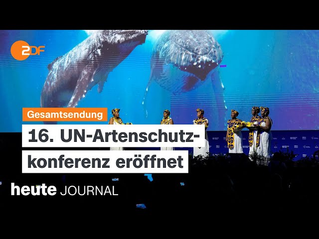 ⁣heute journal vom 21.10.2024: Digitalgipfel im Zeichen von KI, Eröffnung UN-Artenschutzkonferenz