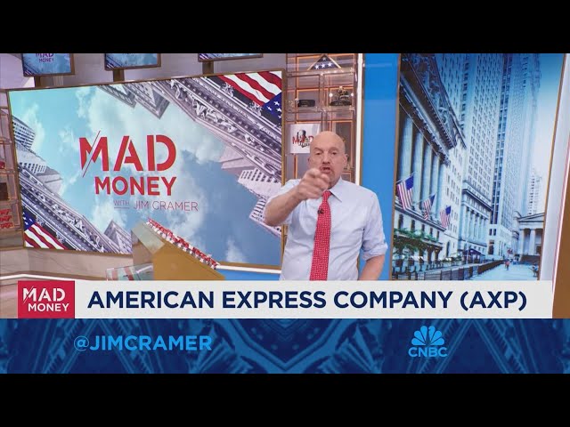 ⁣The environment for American Express should get much easier, says Jim Cramer