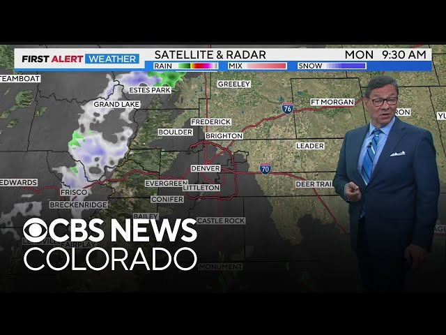 ⁣Storm moving out of Colorado with a mild stretch settling in for the week