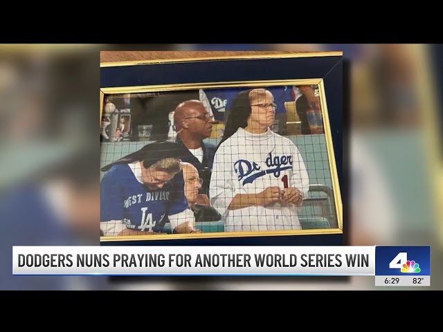 ⁣Dodgers nun says she's praying for another World Series win