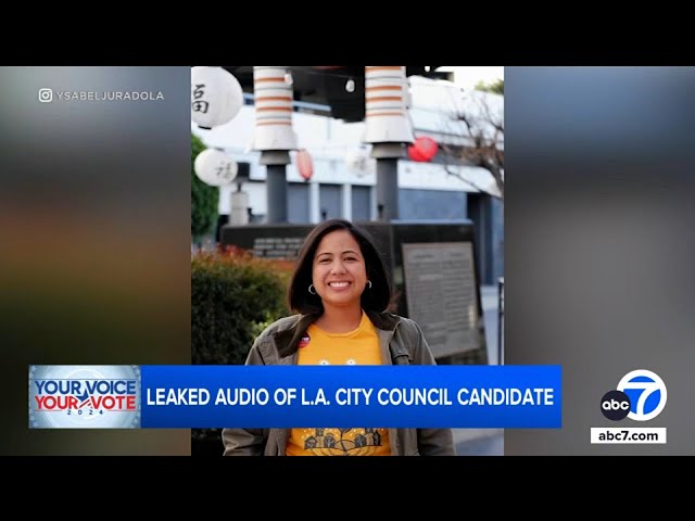 ⁣LA City Council candidate says 'F- the police' in leaked audio